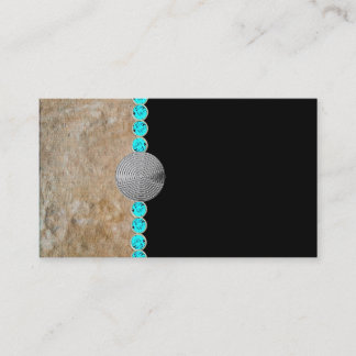 du sud-ouest, turquoise, cartes de visite