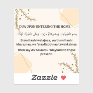 DUA UPON ENTERING THE HOME
