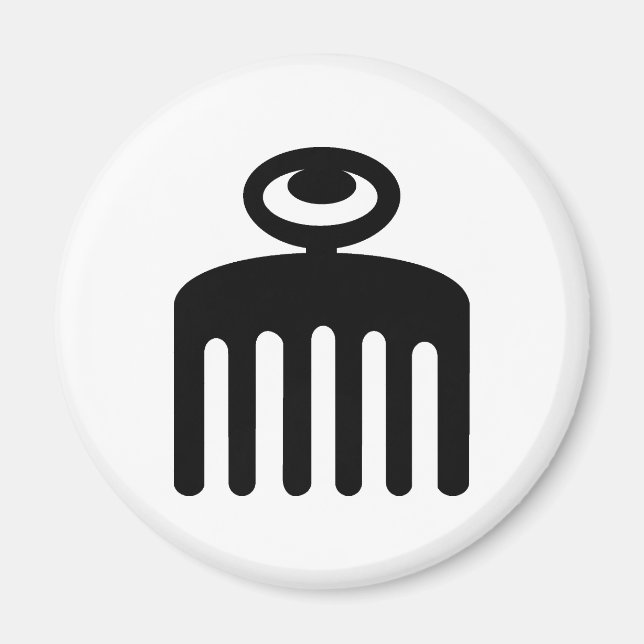 Duafe | Adinkra Symbol for Feminine Beauty Magnet (Front)