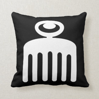 Duafe | Adinkra Symbol for Feminine Beauty Throw Pillow