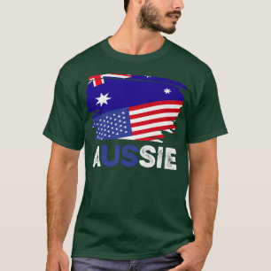 Dual Citizenship Australia Aussie American Citizen T-Shirt
