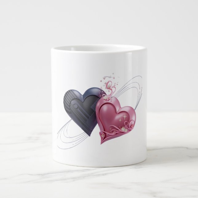 Dual Hearts Coffee Mug (Front)