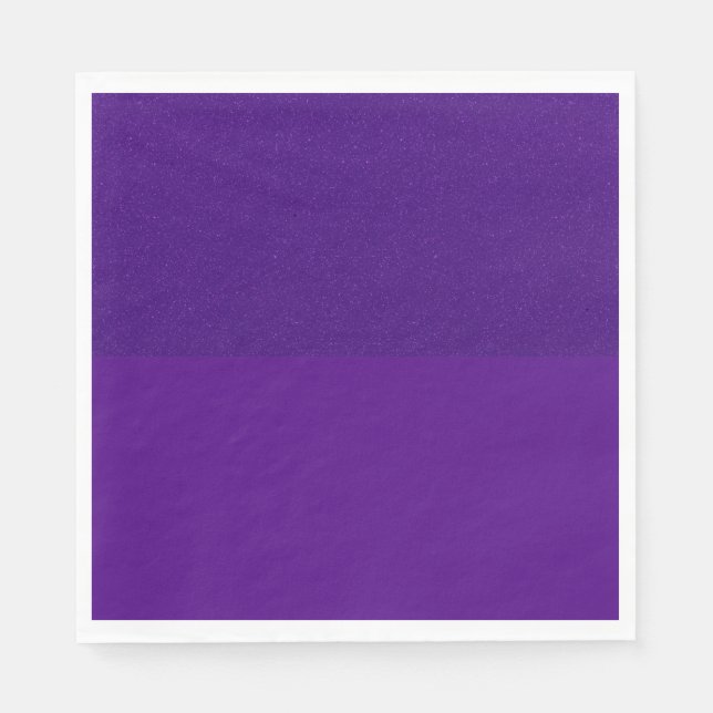 Dual Purple Celebration Paper Napkin – Customize (Front)