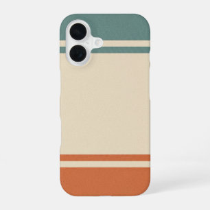 Dual Retro Bands iPhone 16 Case