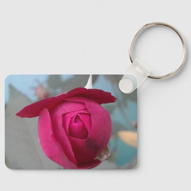 Dual-Sided Floral Keychain (Front)