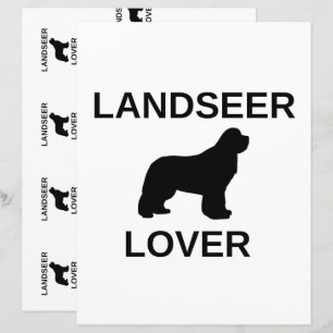 dual sided landseer lover scrapbook