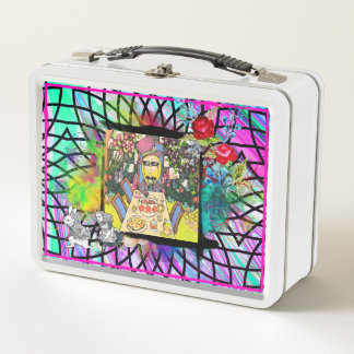 Dual-Sided Wonderland Metal Lunch Box