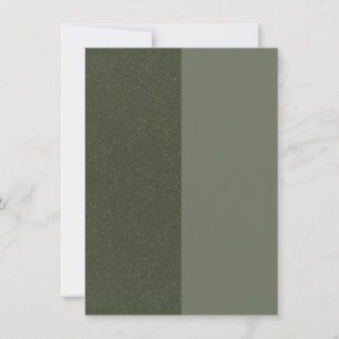 Dual-Tone Moss Green Save the Date – Customizable