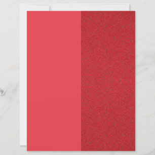 Dual-Tone Tomato Red Custom Paper Sheets