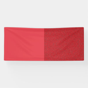 Dual-Tone Tomato Red Event Banner – Customizable