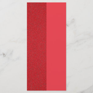 Dual-Tone Tomato Red Noise Flat Menu – Customize