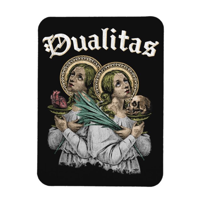 Dualitas - Gothic Design Magnet (Vertical)