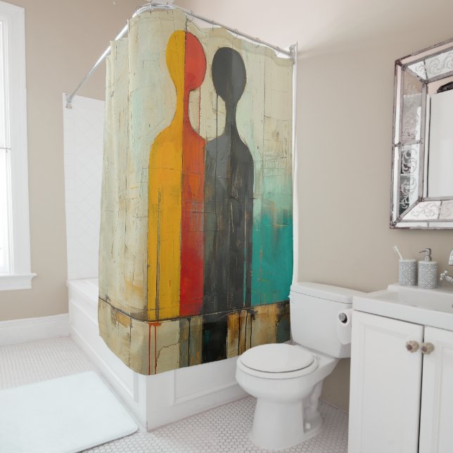 Duality – Abstract Human Figures in Contrast (In Situ)
