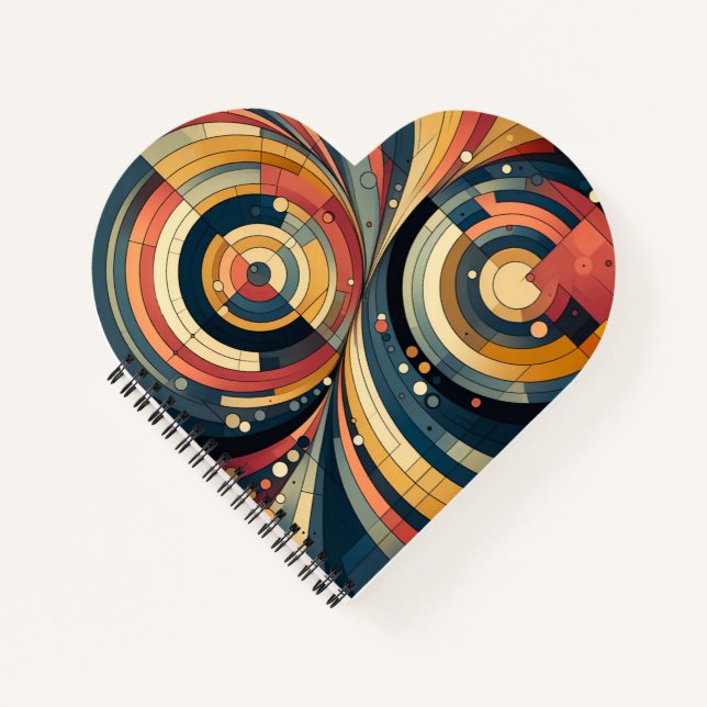 Duality - Bauhaus - Spiral Notebook (Front)