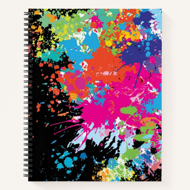 Duality Journal – Paint Spill Chaos Edition  (Front)