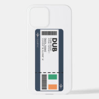 DUB Dublin Boarding Pass - Ireland Ticket