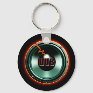 DUB RED HOT WOOFER t-shirts Keychain