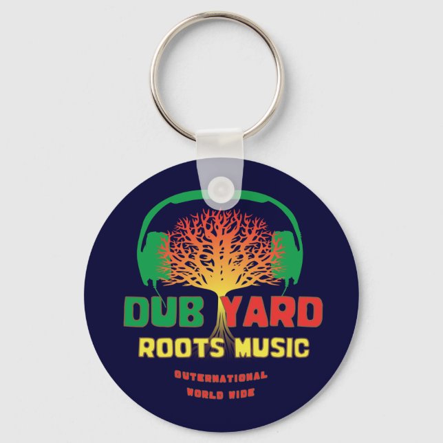 Dub Yard Roots Music Keychain (Front)