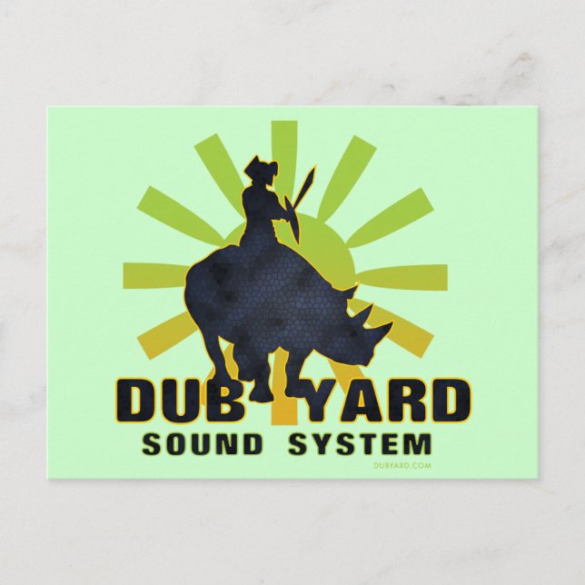 Dub Yard Sound System Postcard (Front)