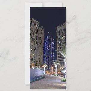 Dubai architecture at night