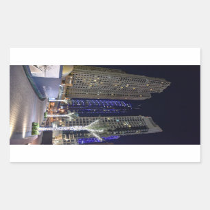 Dubai architecture at night sticker