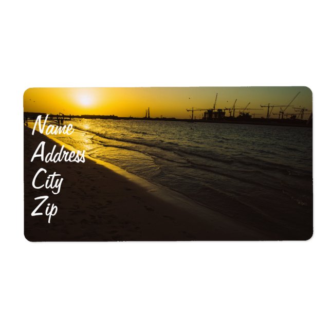 Dubai beach sunset (Front)