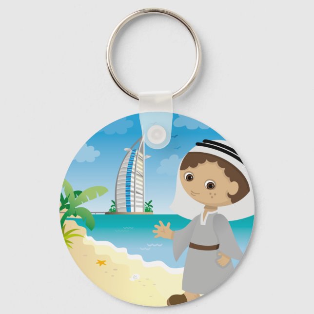 Dubai boy keychain (Front)
