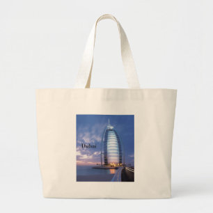 Dubai Burj Al Arab Hotel (by St.K) Large Tote Bag