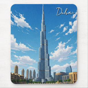 Dubai Burj Al Arab UAE Travel Mouse Pad