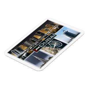 Dubai - Burj Khalifa - marina tower - Magnet