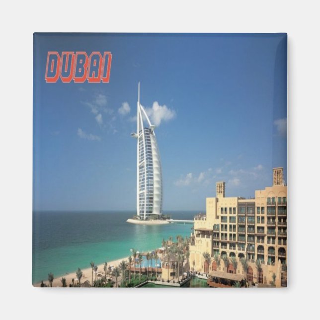 Dubai City UAE Frigo Magnet Souvenir (Devant)
