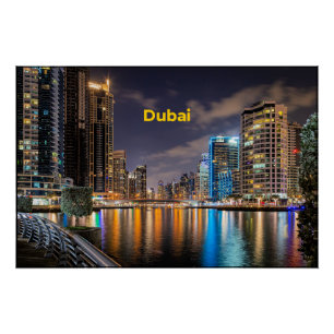 Dubai Cityscape Poster