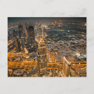 Dubai Emirates, Burj Khalifa, Postcard