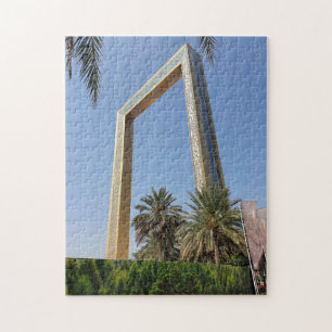 Dubai Frame building which located in Zabeel Park Jigsaw Puzzle