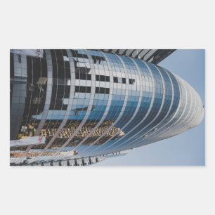 Dubai glass skyscraper sticker
