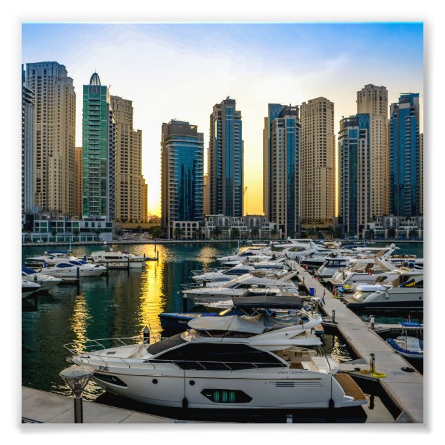Dubai High-rise Buildings of Dubai Photo Print (Front)
