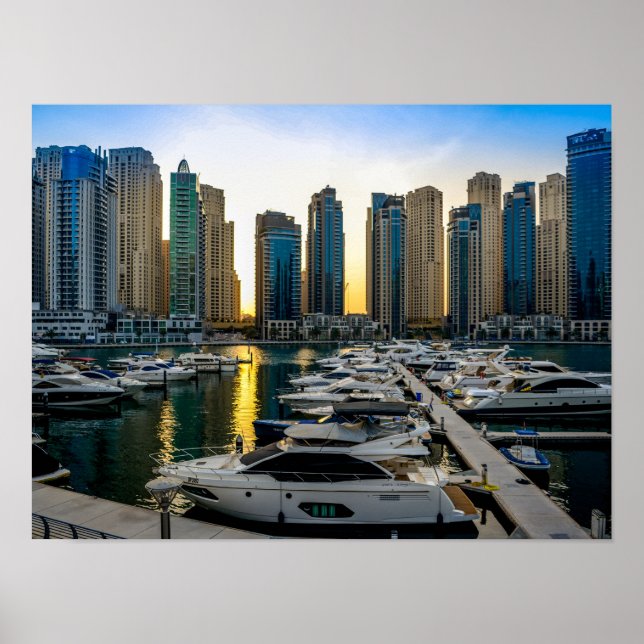 Dubai High-rise Buildings of Dubai Poster (Front)