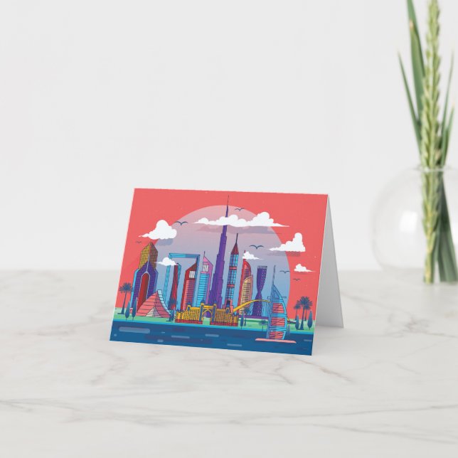 Dubai Landmark Invitation (Front)