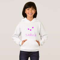 Dubai Love Hearts Pink And White Girls'