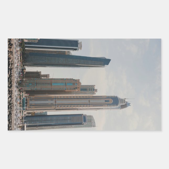 Dubai Marina architecture Sticker (Front)