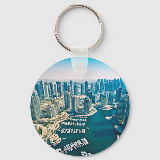 Dubai Marina Keychain (Front)