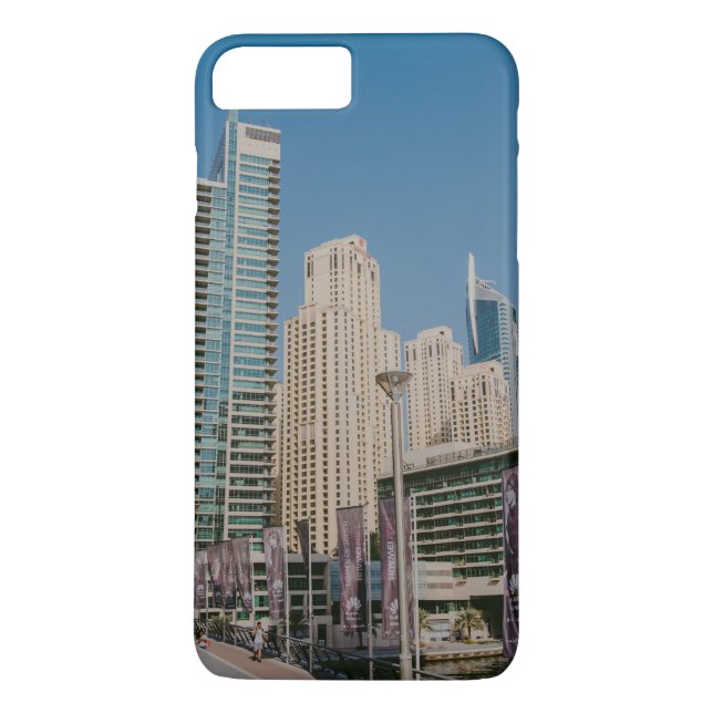 Dubai Marina skyscrapers Case-Mate iPhone Case (Back)