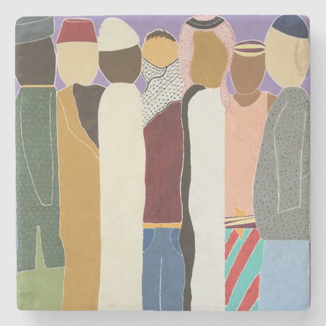 Dubai Marketplace - Marble Stone Coaster (Front)