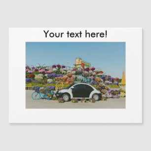 Dubai Miracle Garden car