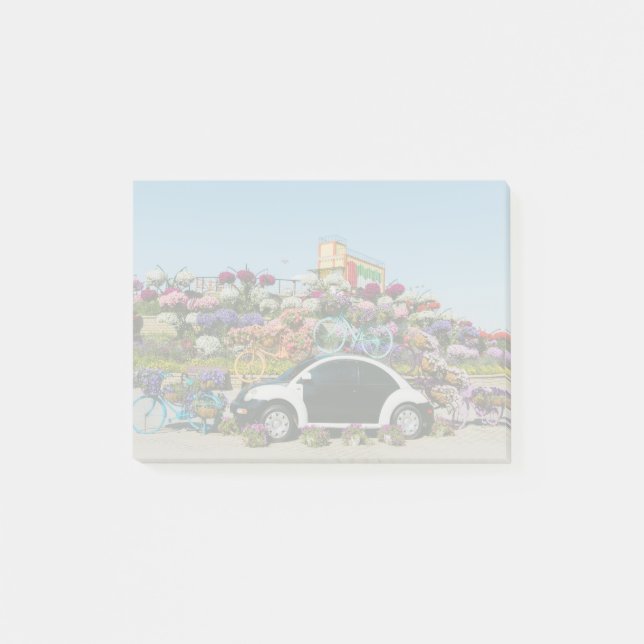 Dubai Miracle Garden car Post-it Notes (Front)