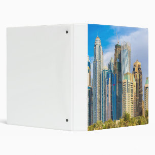 Dubai modern skyscrapers Corniche Binder