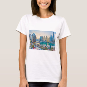 Dubai modern skyscrapers Corniche T-Shirt
