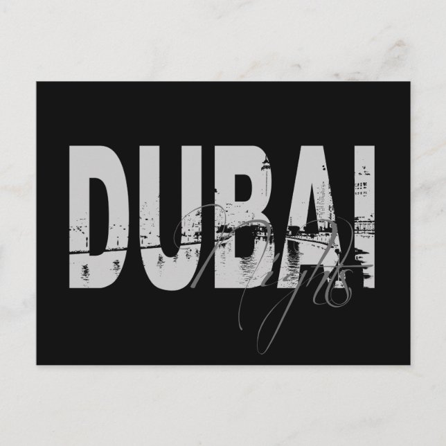 Dubai Nights Postcard (Front)