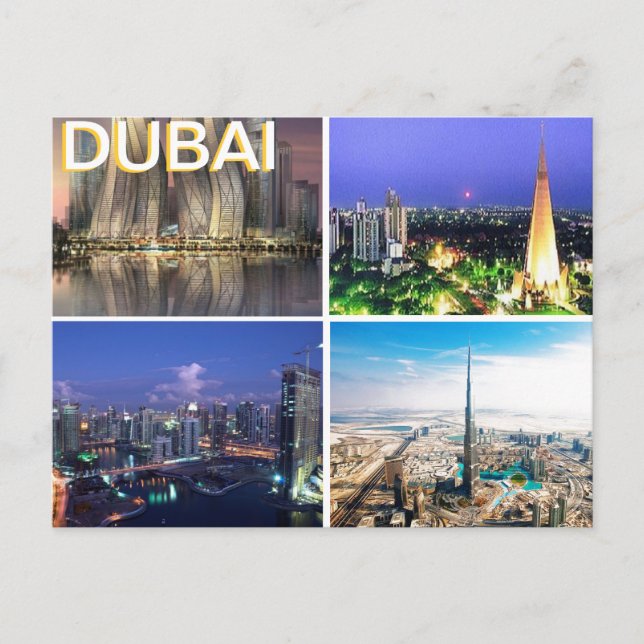 DUBAI POSTCARD BY MOJISOLA A GBADAMOSI (Front)