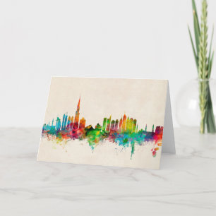 Dubai Skyline Card